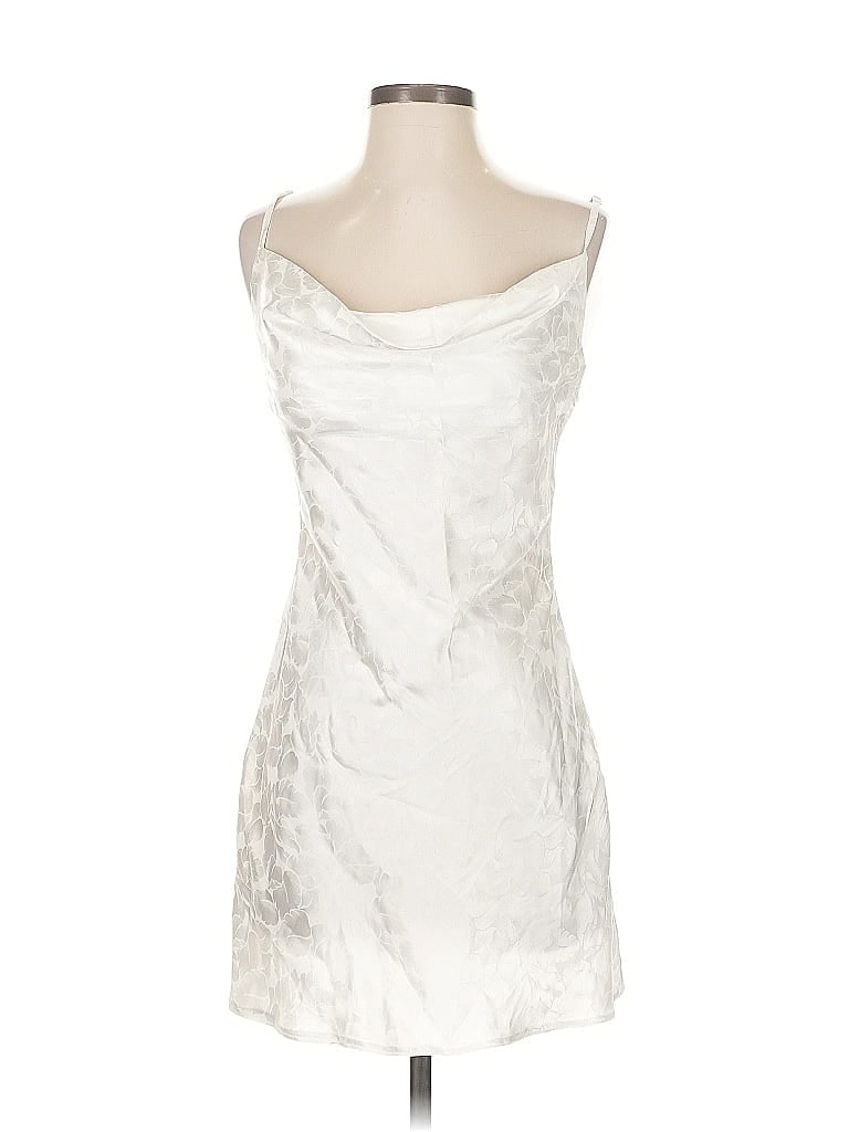 Pre-owned Nasty Gal Inc. Cocktail Dress In Silver