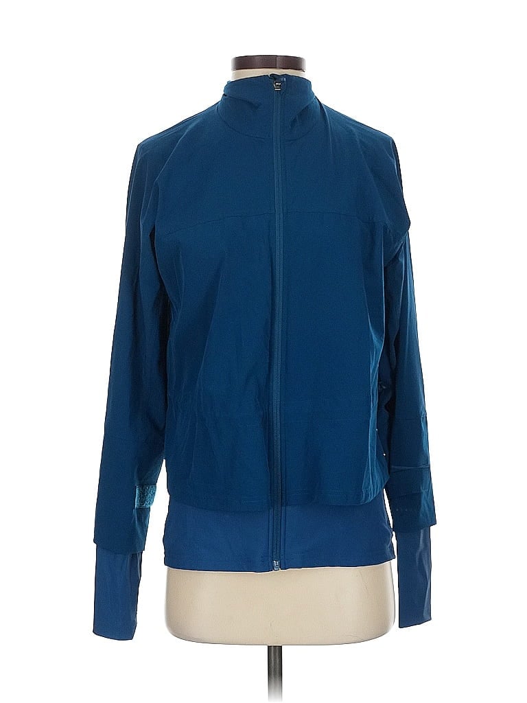 Pre-owned Sweaty Betty Track Jacket In Blue