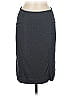 Lyssé Solid Gray Casual Skirt Size M - photo 1