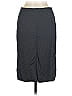 Lyssé Solid Gray Casual Skirt Size M - photo 2