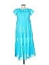 Trina Turk 100% Cotton Teal Casual Dress Size M - photo 1