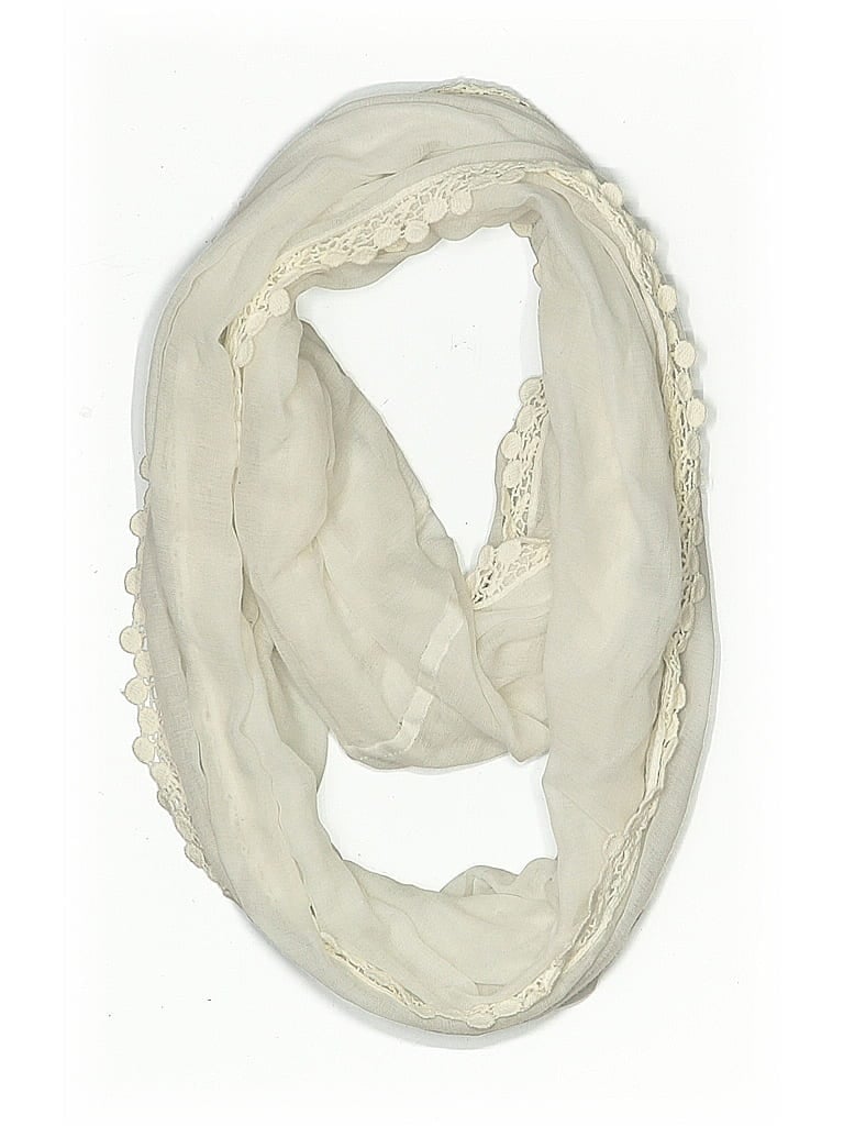 Pre-owned Assorted Brands Scarf In White