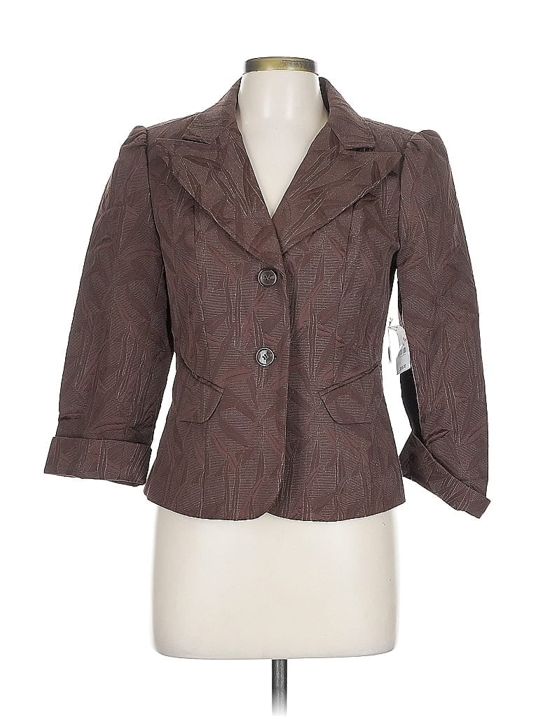 Worthington Blazer Jacket In Brown