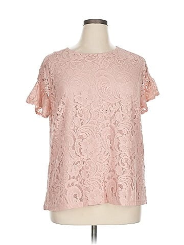 Liz Claiborne Career Short Sleeve Blouse (view 1)