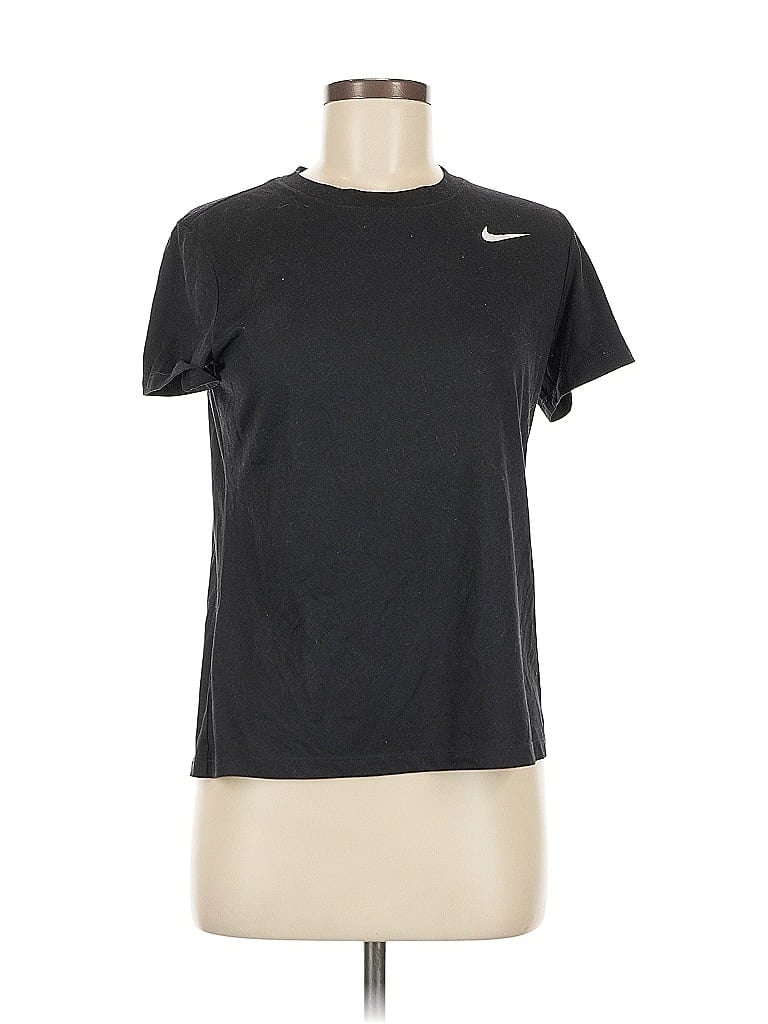 Pre-owned Nike Active T-shirt In Black