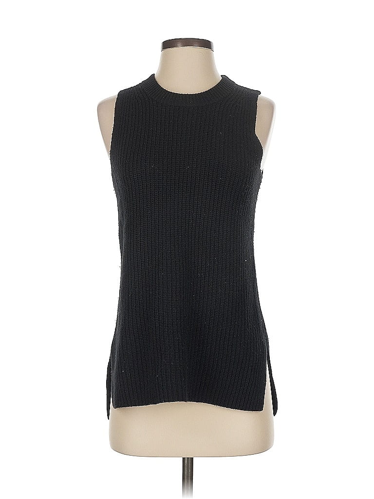 Pre-owned J.crew Factory Store Sweater Vest In Black