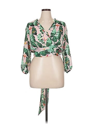 Eva Mendes by New York & Company 3/4 Sleeve Blouse (view 1)