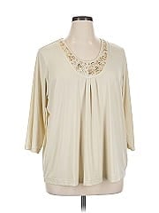 Susan Graver 3/4 Sleeve Blouse