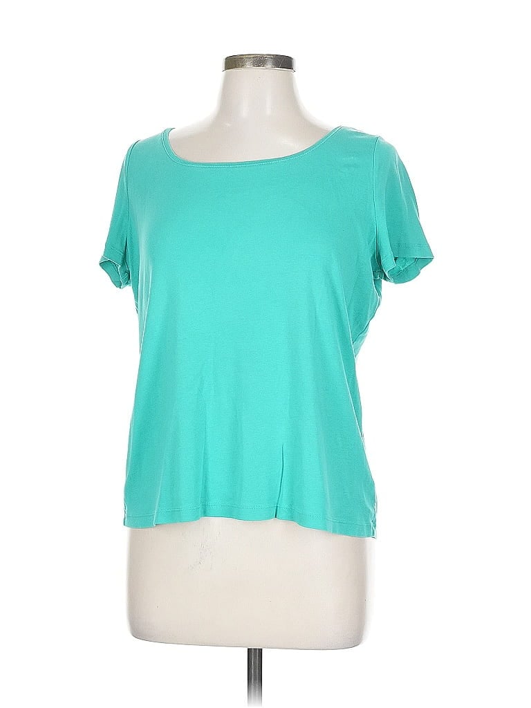 Pre-owned Talbots Short Sleeve T-shirt In Green