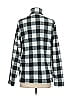 Lands' End 100% Polyester Checkered-gingham Gray Black Pullover Sweater Size 1 - photo 2