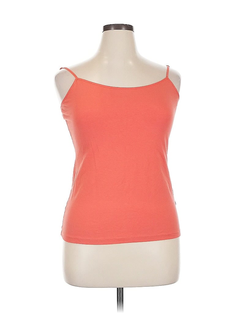 Pre-owned A.n.a. A New Approach Sleeveless Top Orange Sweetheart Neckline Tops