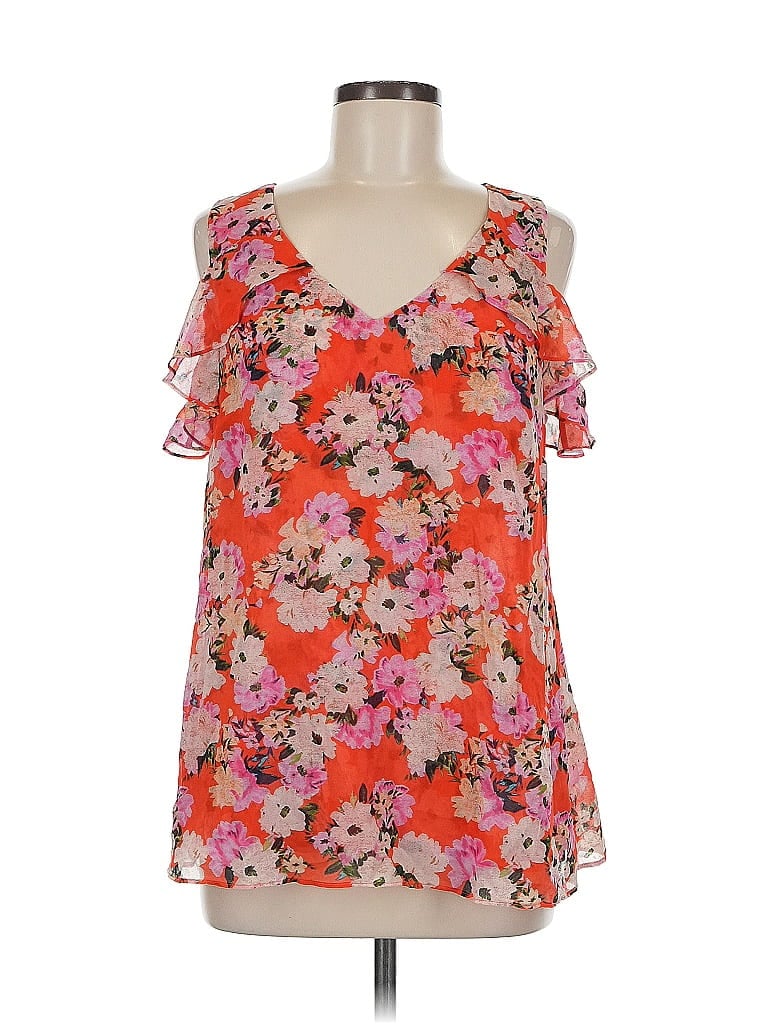 CABI Pre-owned Sleeveless Blouse In Orange