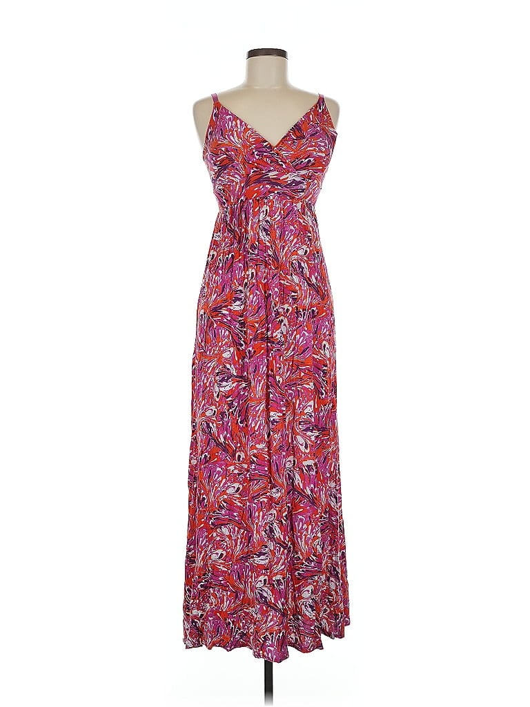 Pre-owned Allison Brittney Casual Dress In Red