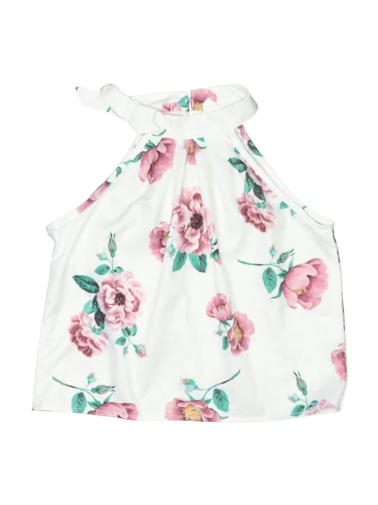 UNBRANDED Pre-owned Kids' Sleeveless Blouse In White