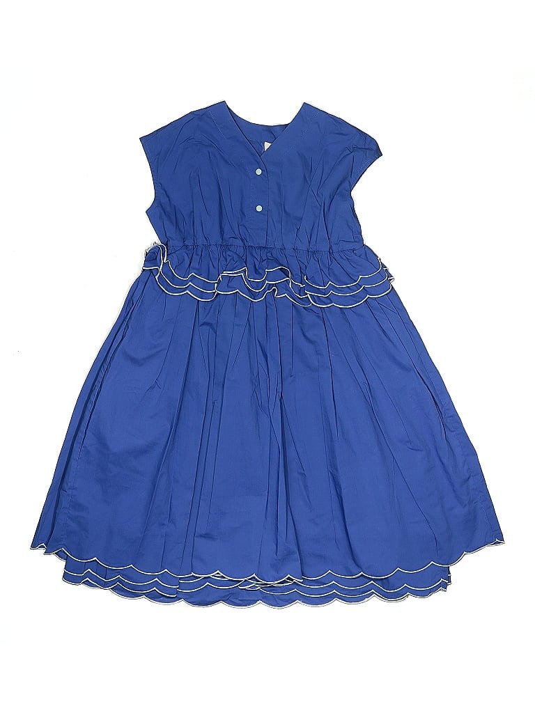 Pre-owned Tia Cibani Kids' Dress In Blue