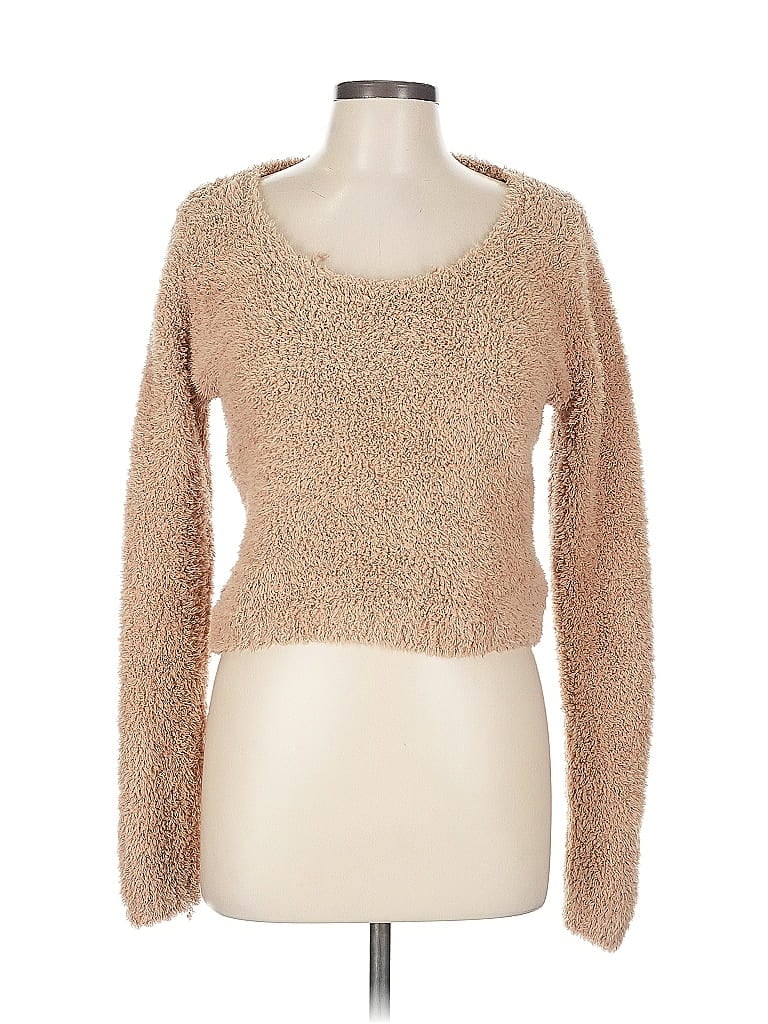 Pre-owned H&m Pullover Sweater In Brown