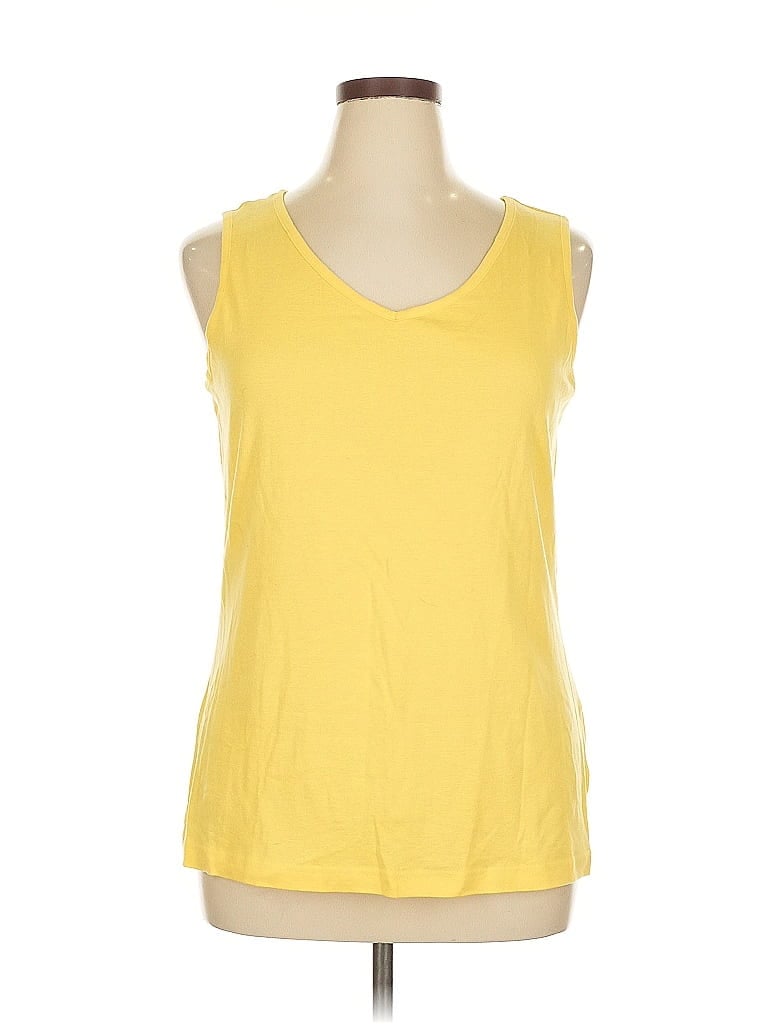 Pre-owned Just My Size Sleeveless T-shirt In Yellow