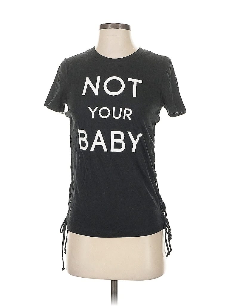 Pre-owned Rebellious One Short Sleeve T-shirt In Black