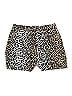Elizabeth and James Animal Print Gold Brown Shorts Size 4 - photo 1