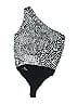Express 100% Polyester Black Bodysuit Size XS - photo 2