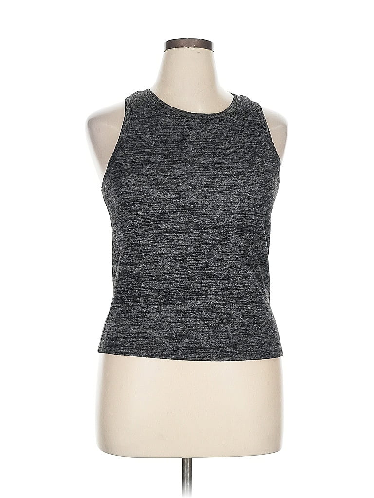 Pre-owned Aéropostale Tank Top Gray Halter Neckline Tops