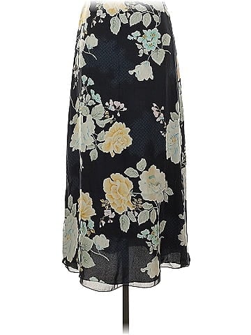 Linda Allard Ellen Tracy Silk Skirt (view 1)