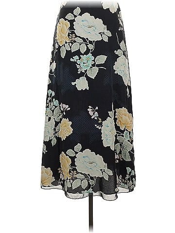 Linda Allard Ellen Tracy Silk Skirt (view 2)