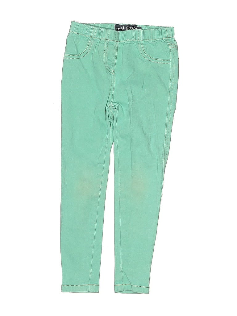 Mini Boden Green Jeggings Size 4 - photo 1