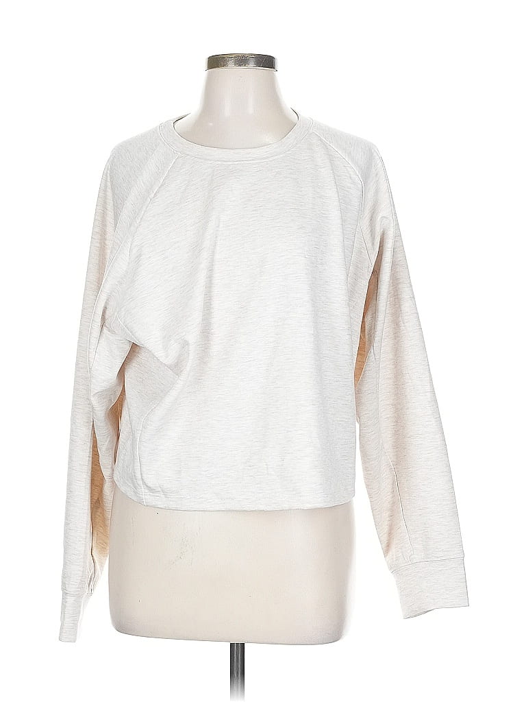 Pre-owned Express Sweatshirt In Silver