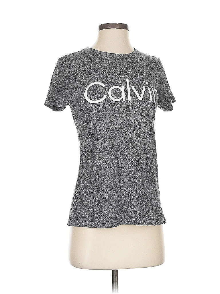 Pre-owned Calvin Klein Performance Active T-shirt In Gray
