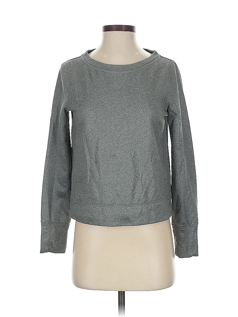 Pre-owned Banana Republic Sweatshirt In Gray
