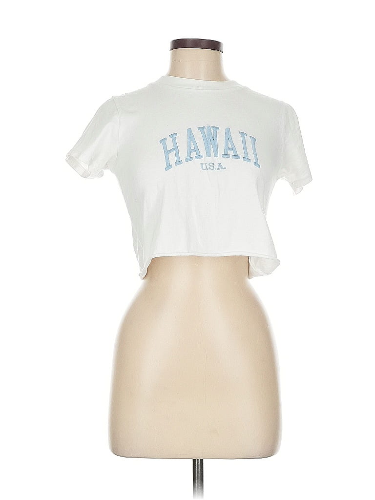 Pre-owned John Galt Short Sleeve T-shirt In White