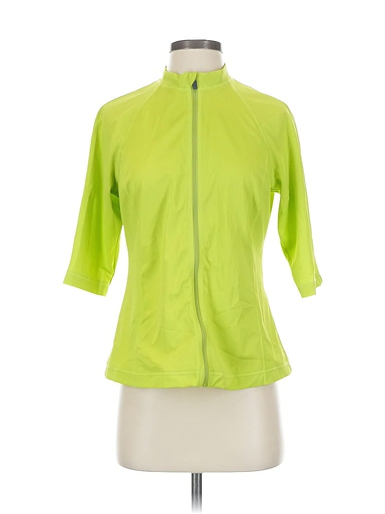 Pre-owned Lands' End Active T-shirt In Green