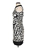 Cache Animal Print Black Cocktail Dress Size 2 - photo 4