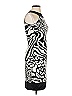 Cache Animal Print Black Cocktail Dress Size 2 - photo 3