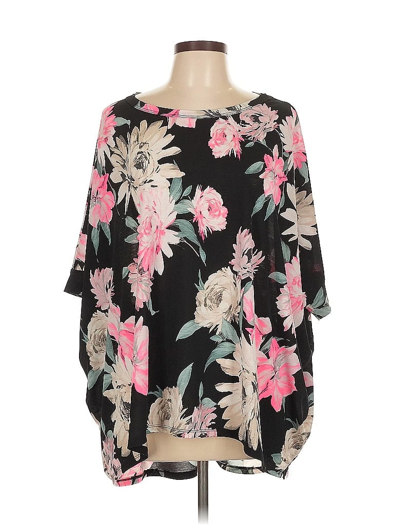 Pre-owned Dear Scarlett 3/4 Sleeve Blouse In Black