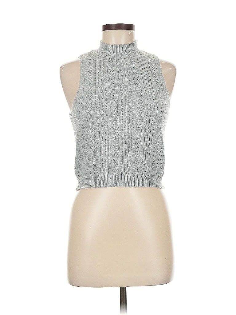 Pre-owned Sincerely Jules Sweater Vest In Silver