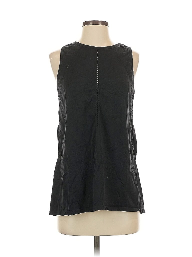 Pre-owned Athleta Sleeveless T-shirt In Black