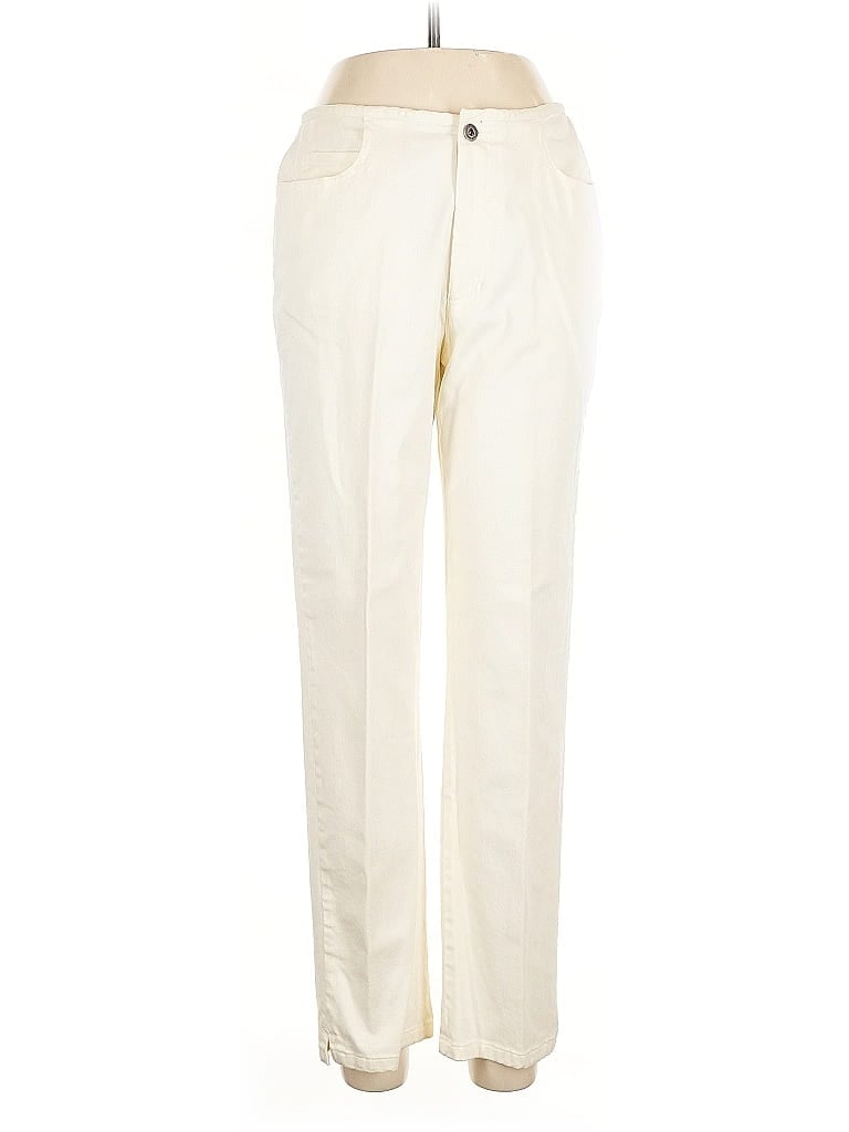 Pre-owned Liz Claiborne Casual Pants In White