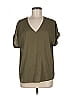 Forever 21 Green Short Sleeve Blouse Size M - photo 1