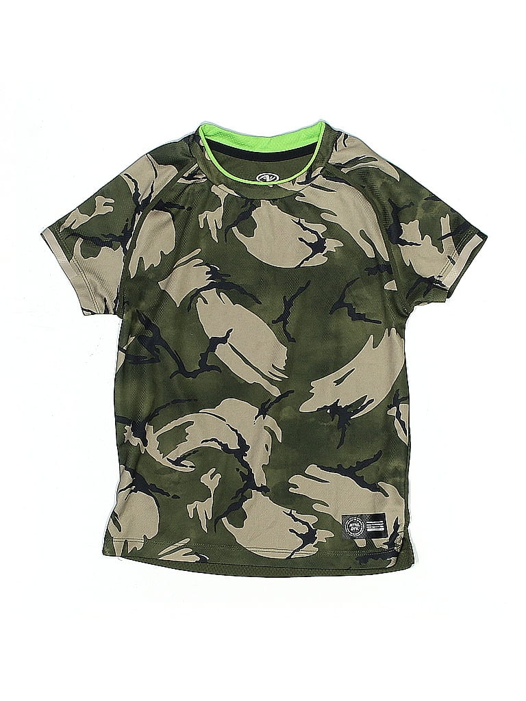 Pre-owned Athletic Works Kids' Active T-shirt In Green