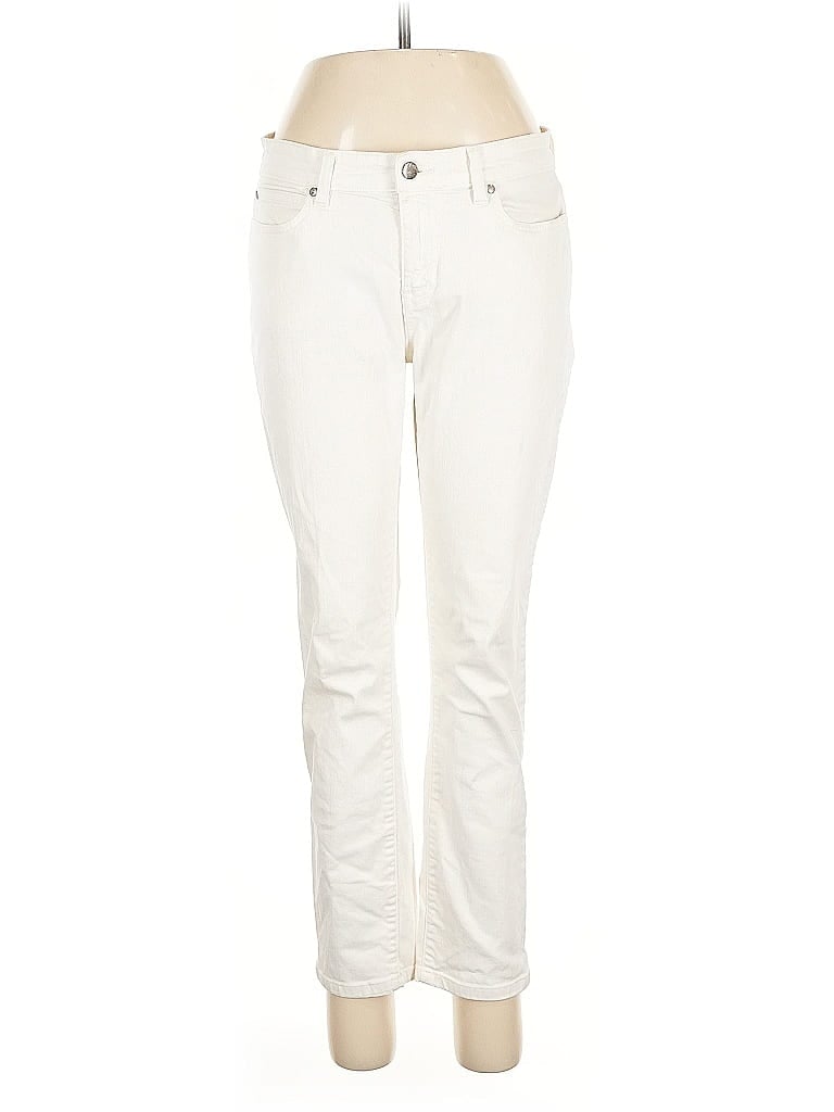 Pre-owned Eileen Fisher Jeans In White