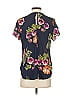 Soho 100% Polyester Blue Short Sleeve Blouse Size XS - photo 2