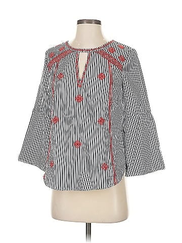 Blue Rain 3/4 Sleeve Blouse (view 1)