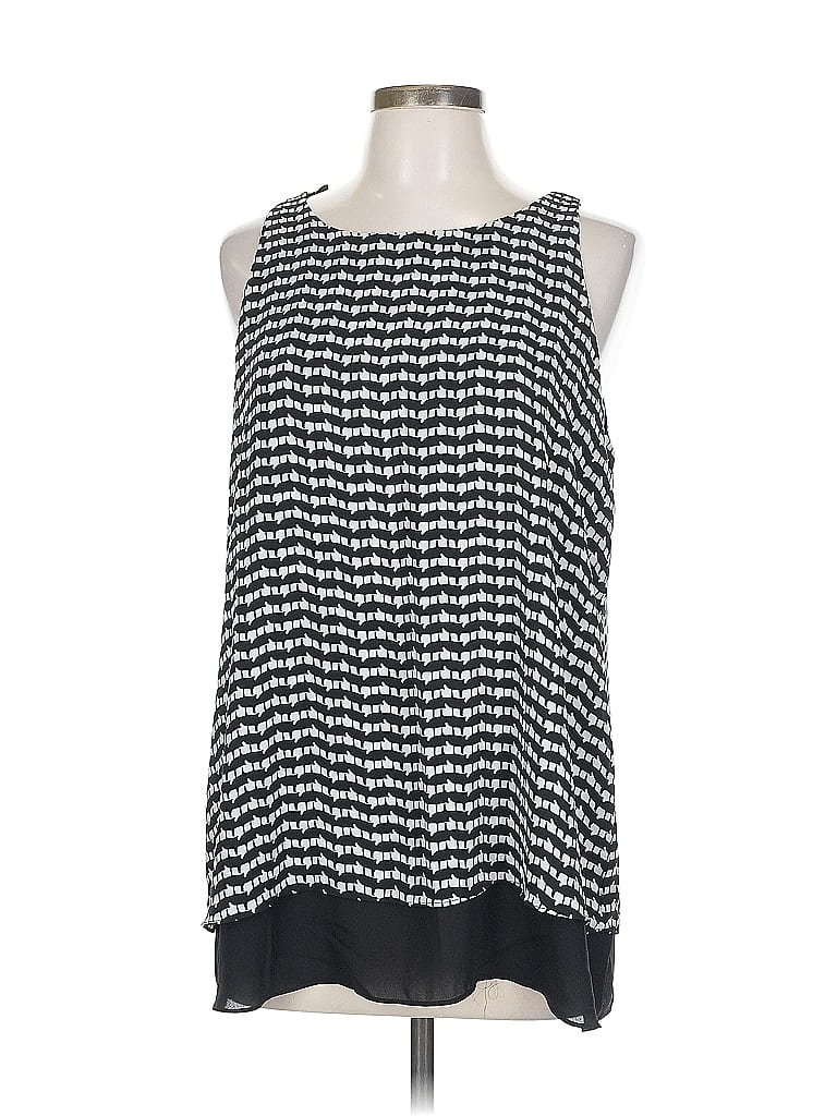 Pre-owned Premise Studio Sleeveless Blouse In Black