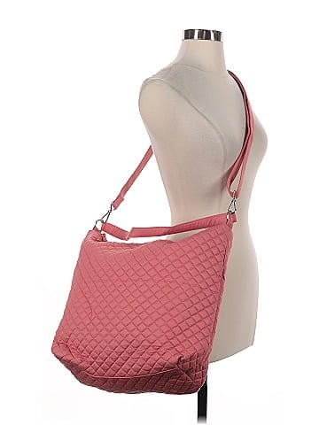 Vera Bradley Terra Cotta Rose Oversize Hobo Shoulder Bag (view 2)