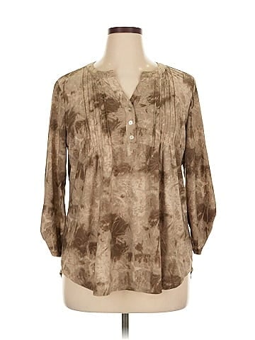 NY Collection 3/4 Sleeve Blouse (view 1)
