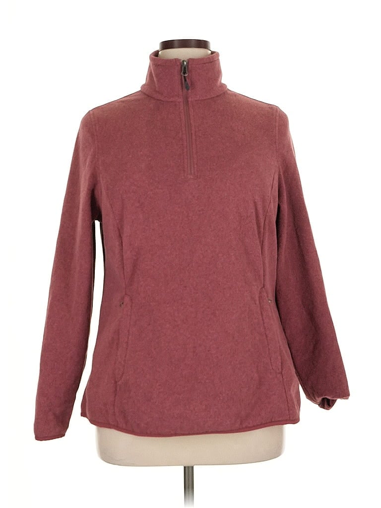 Pre-owned Amazon Essentials Turtleneck Sweater In Burgundy