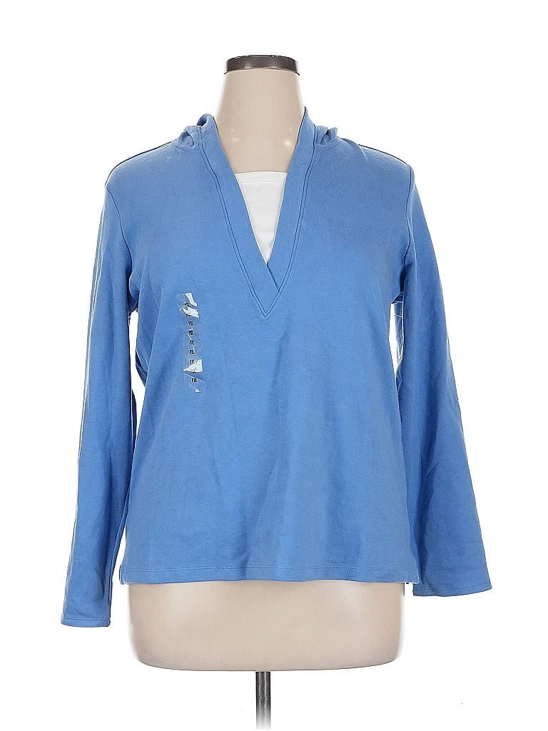 Pre-owned Assorted Brands Pullover Sweater In Blue