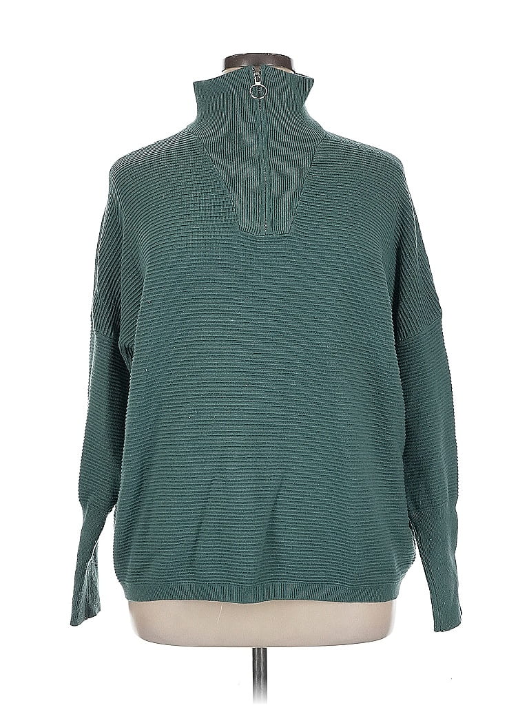 ANRABESS Pre-owned Turtleneck Sweater In Blue